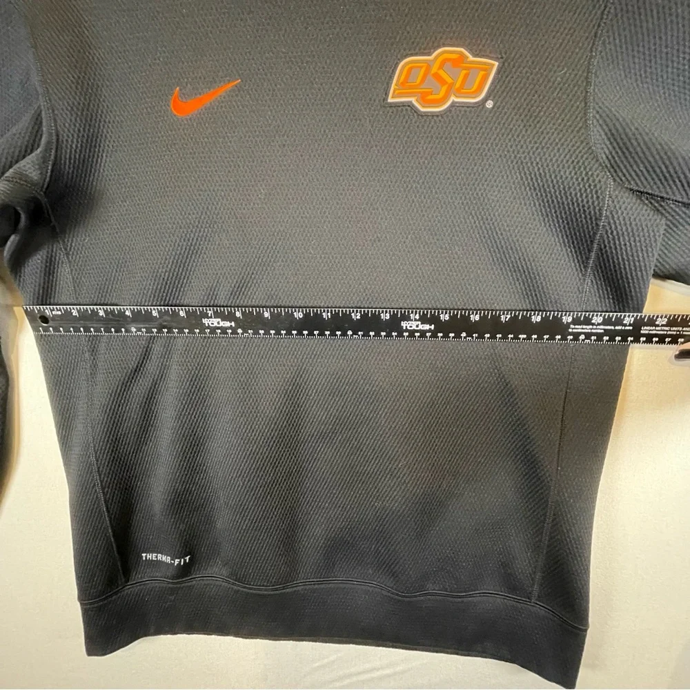 Nike Therma-Fit OSU Sweatshirt Black Crewneck Oklahoma State Size M